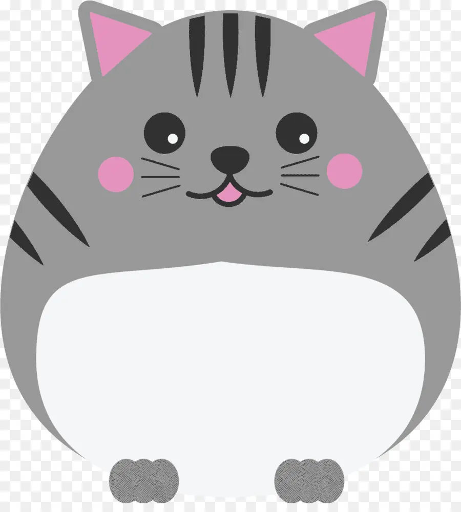 Gato Cinzento，Bonitinho PNG