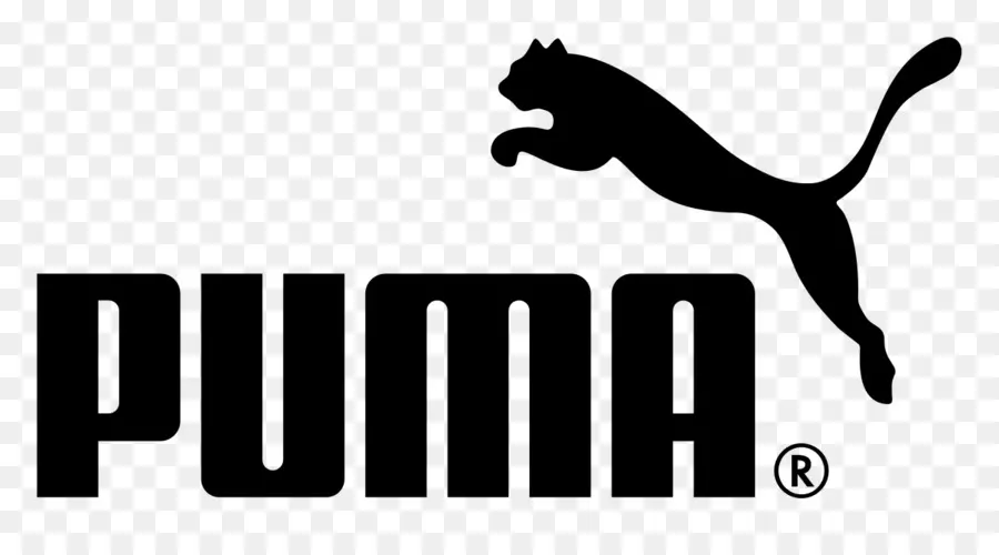 Puma Logo，Roupas Esportivas PNG