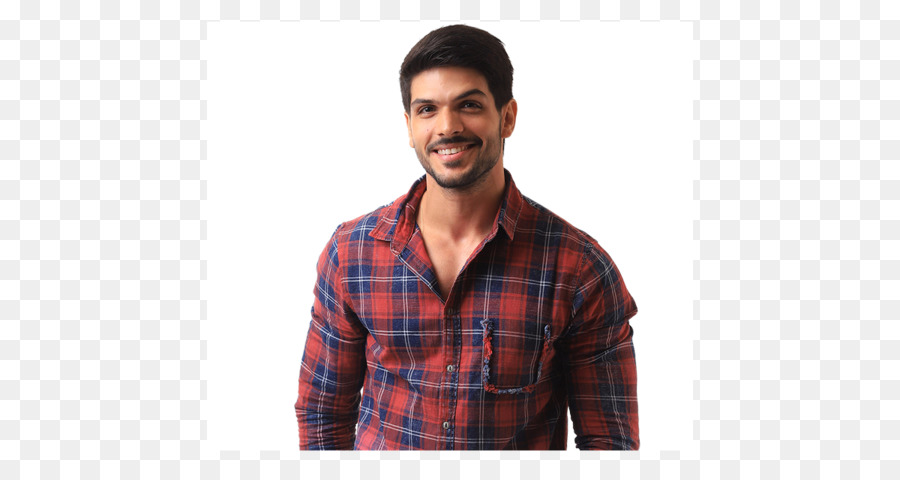 Homem De Camisa Xadrez，Sorrindo PNG