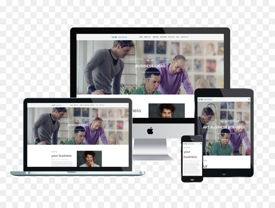 Responsive Web Design，Modelo PNG