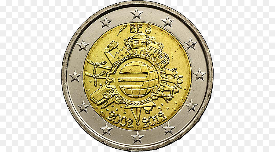 Moeda，As Moedas De Euro PNG