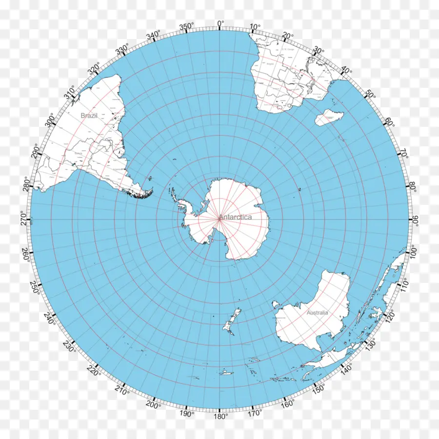 Mapa，Antártica PNG