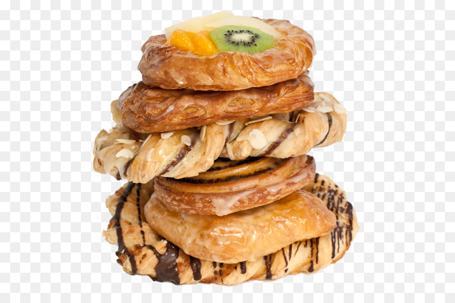 Breakfast Sandwich，Dinamarquês Pastelaria PNG