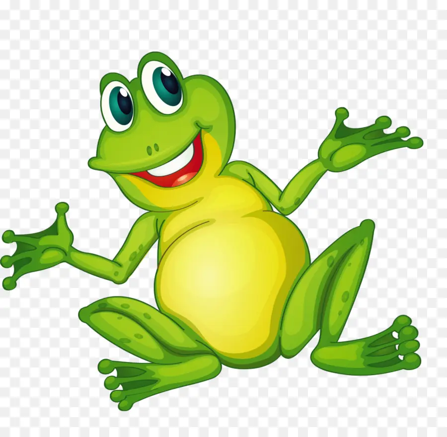 Sapo Verde，Desenho Animado PNG