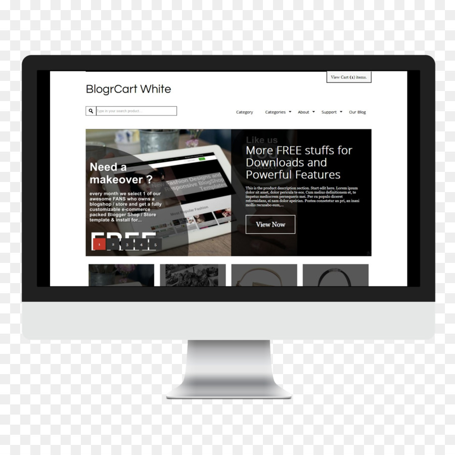 Responsive Web Design，Blogger PNG