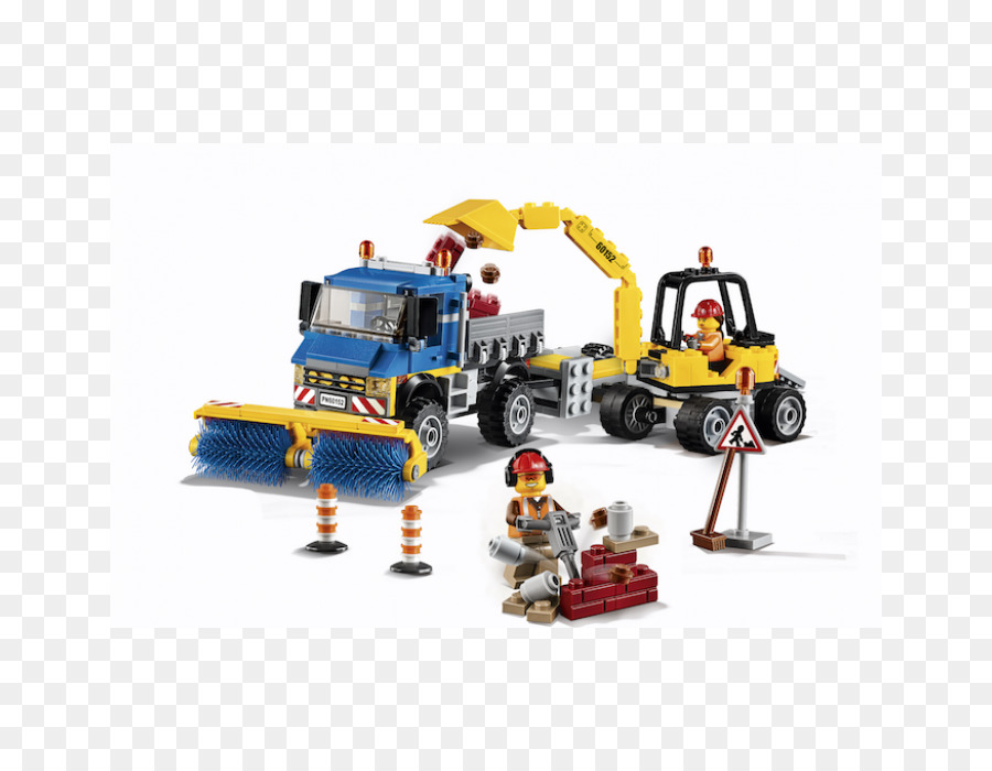 Lego City，Lego 60152 Cidade Sweeper Escavadeira PNG