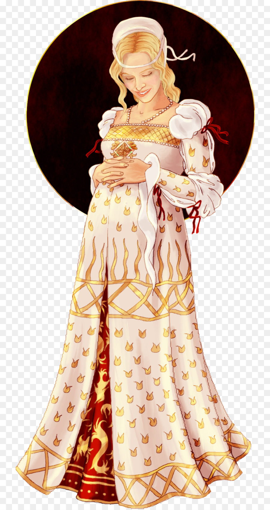 Figurino，Gown PNG