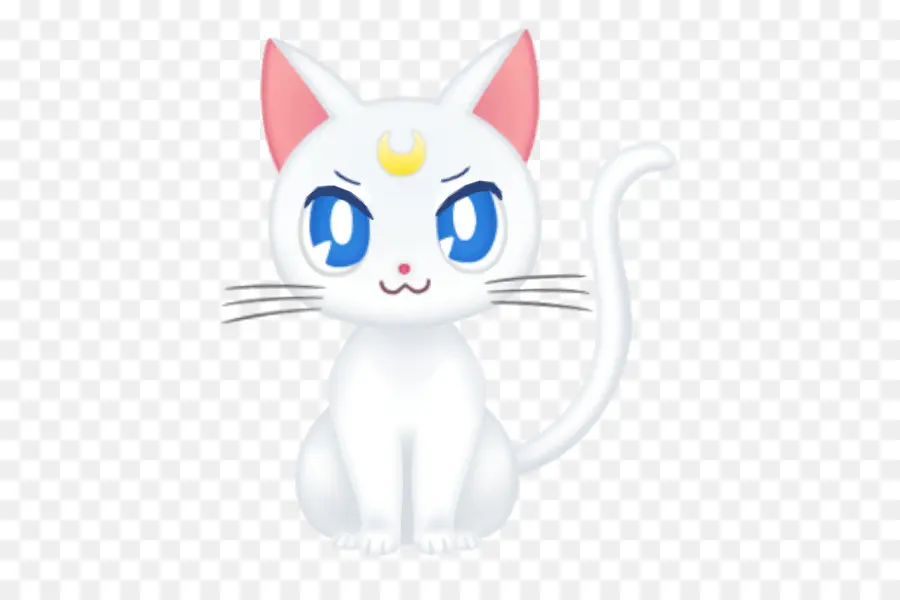 Gato Branco，Desenho Animado PNG