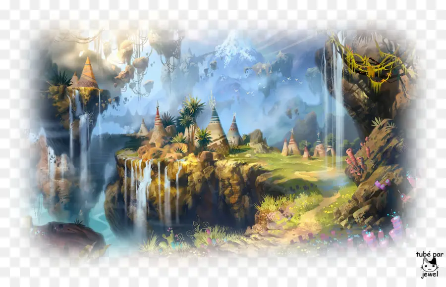 Paisagem De Fantasia，Natureza PNG