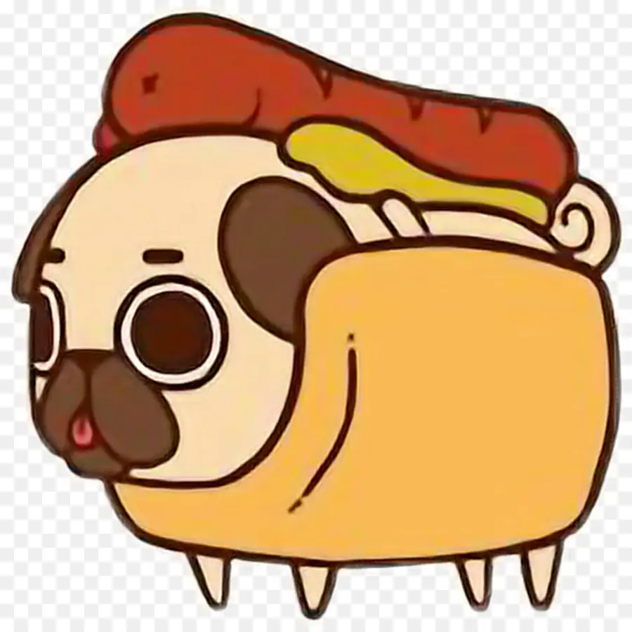 Pug，Desenho PNG