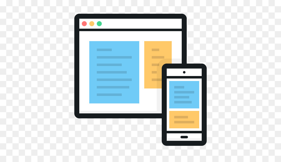 Design Responsivo，Web Design PNG