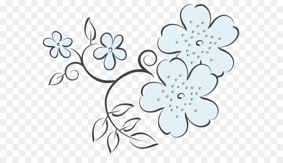 Desenho Floral，Flor PNG