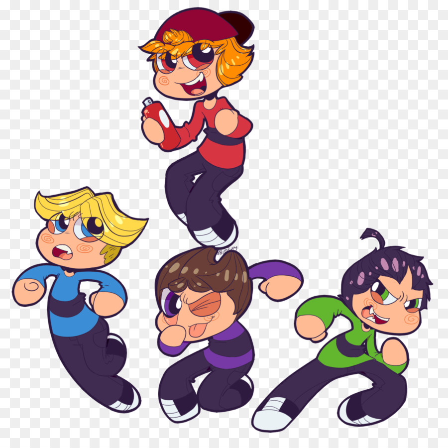 Rowdyruff Boys，Desenho PNG