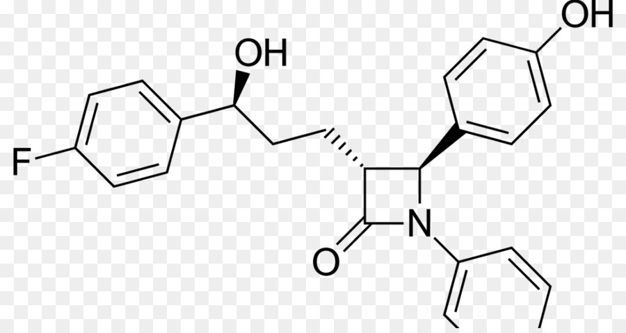 Ezetimibe，O Colesterol PNG