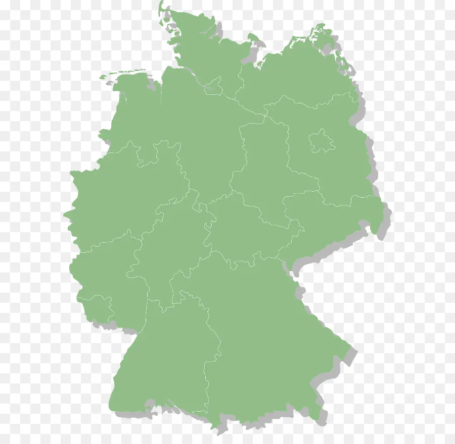 Estados Da Alemanha，Mapa PNG