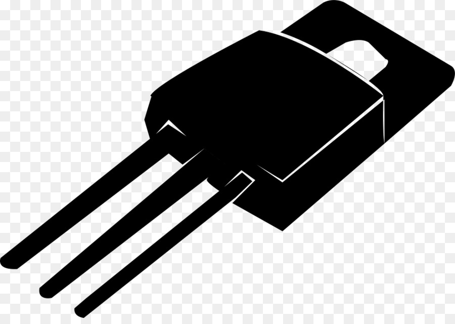 Componente Eletrônico Preto，Transistor PNG