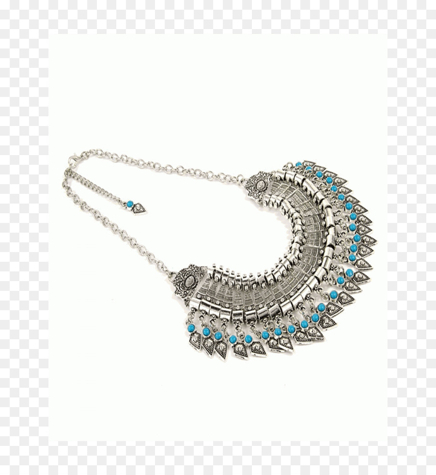 Turquesa，Necklace PNG