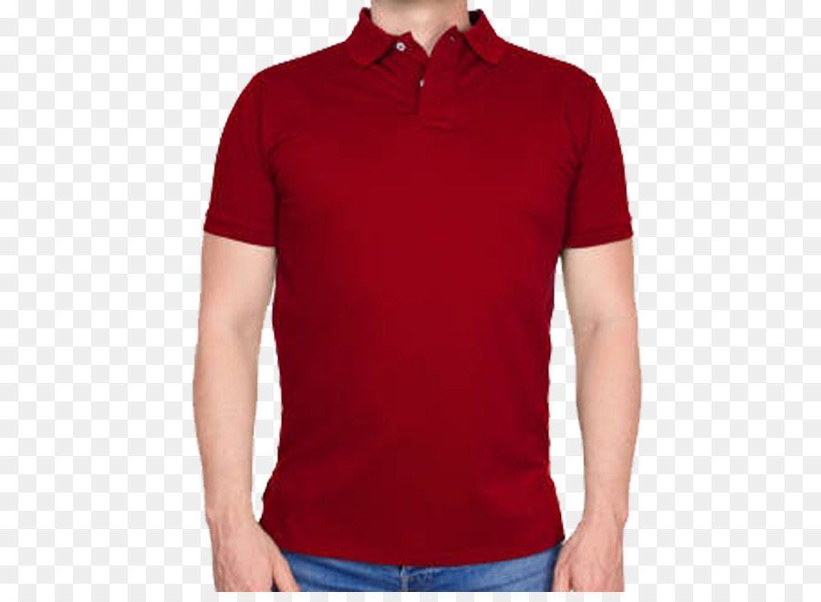 Camisa Pólo Vermelha，Moda PNG