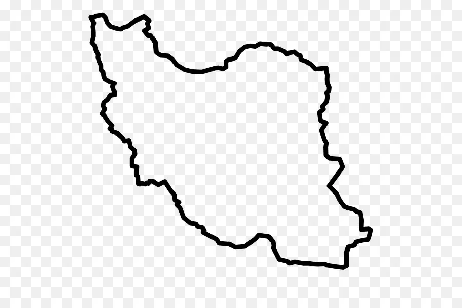 Irã，Mapa Em Branco PNG