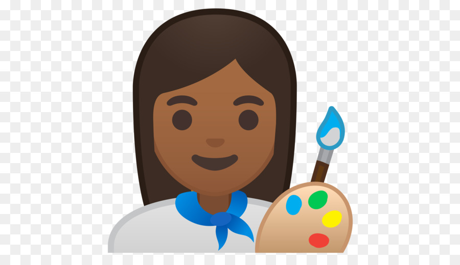 Emoji De Artista，Pintura PNG