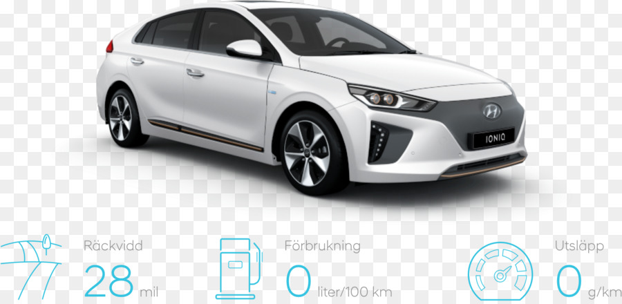 2018 Hyundai Ioniq Híbrido，A Hyundai Motor Company PNG