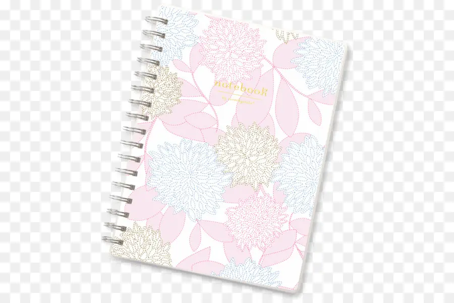 Caderno Floral，Caderno PNG