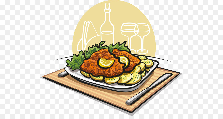 Schnitzel，Cozinha Austríaca PNG