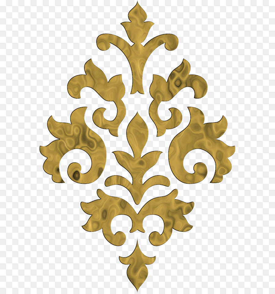 Ornamento Amarelo，Padrão PNG