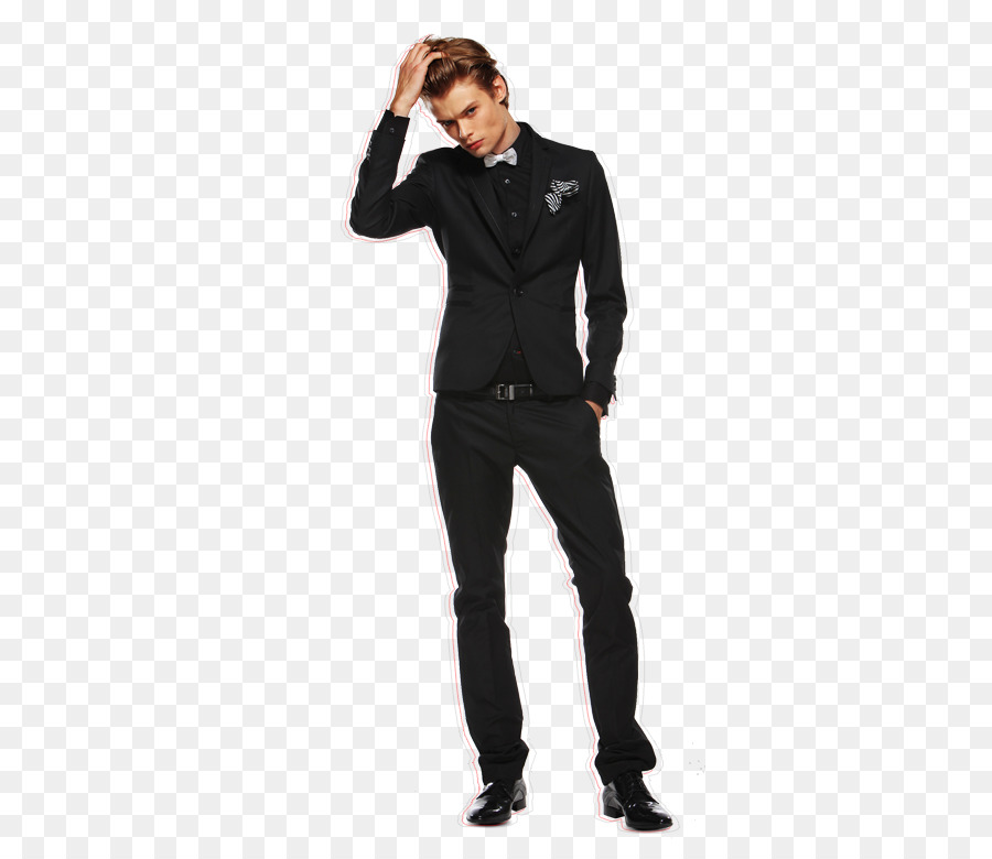 Homem De Terno Preto，Traje Formal PNG