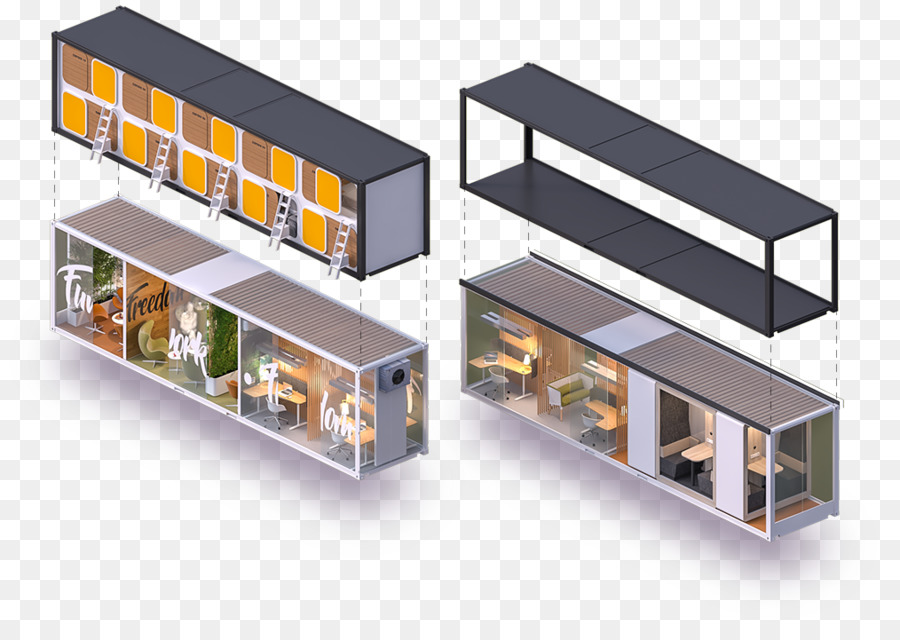 Escritório Modular，Espaço De Trabalho PNG