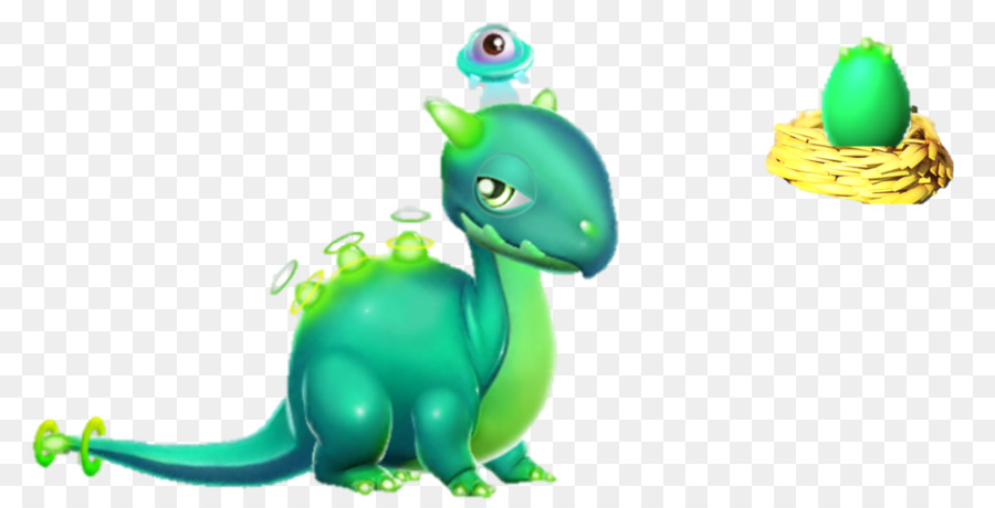 Dinossauro Verde，Ovo PNG