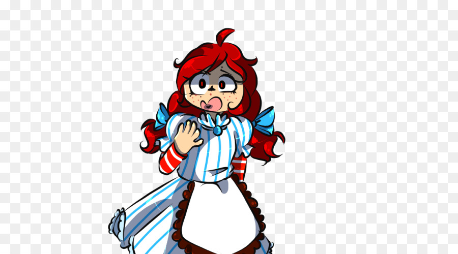 Garota De Vestido Azul，Cabelo Ruivo PNG