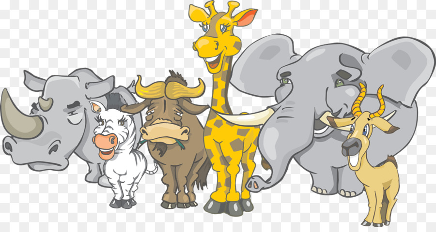 Animais De Desenho Animado，Girafa PNG