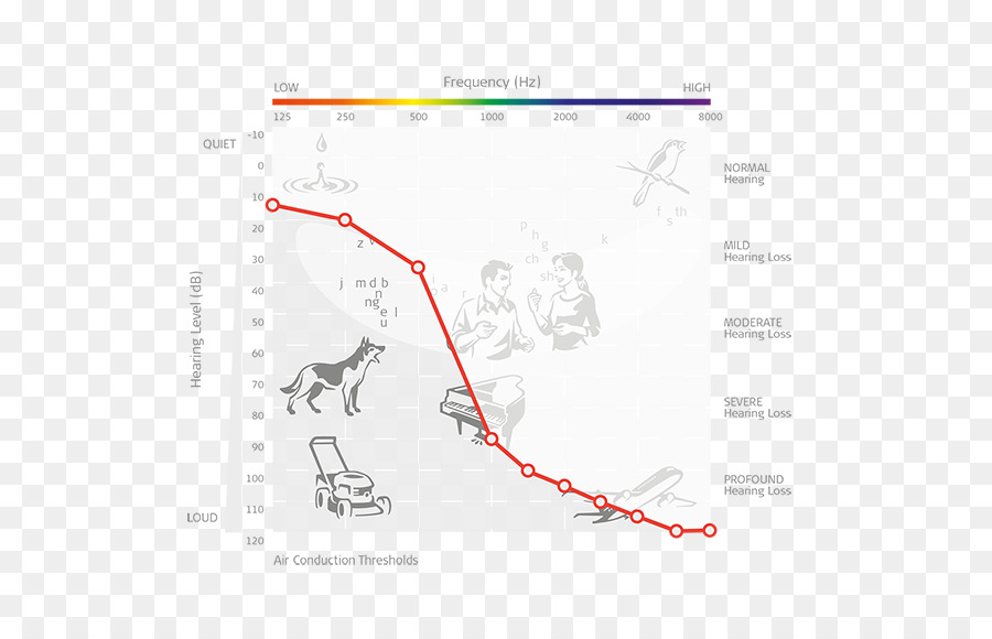 Tabela De Testes Auditivos，Audiograma PNG