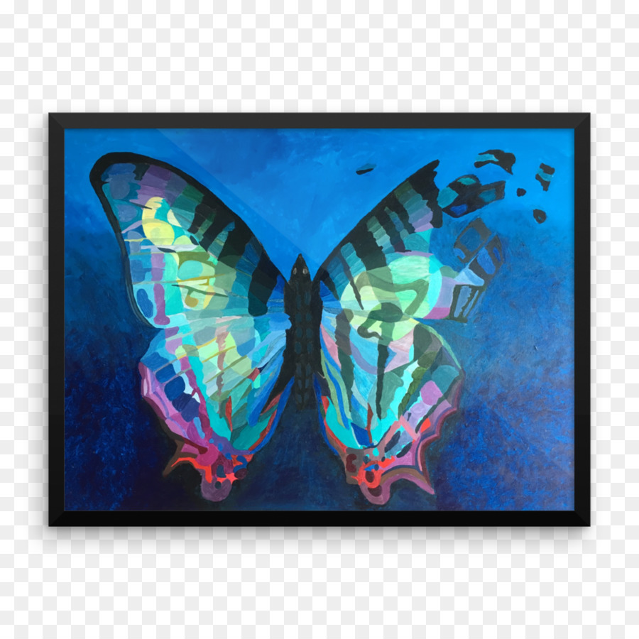 Pintura De Borboleta，Tela PNG