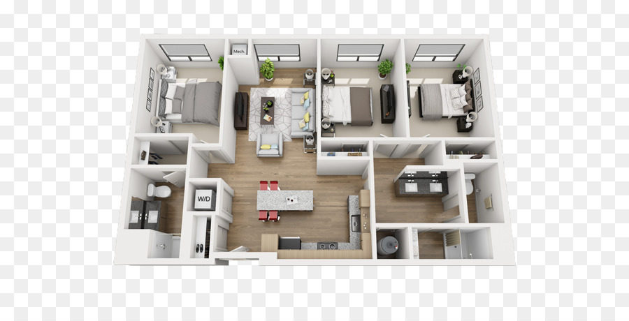 Layout Do Apartamento，Planta Baixa PNG