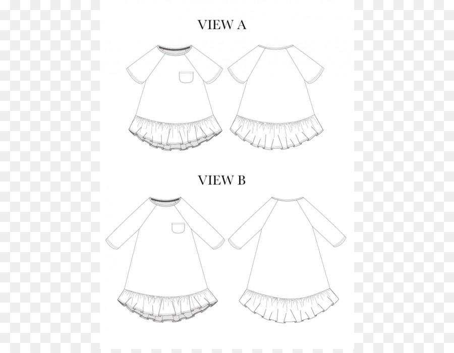 Esboço De Vestido，Projeto PNG