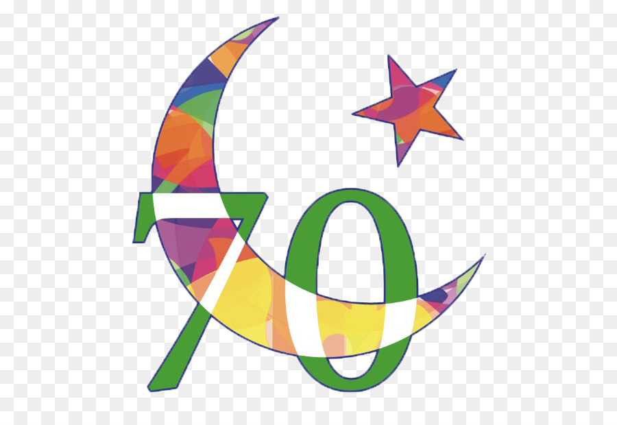 70º Aniversário，Crescente PNG