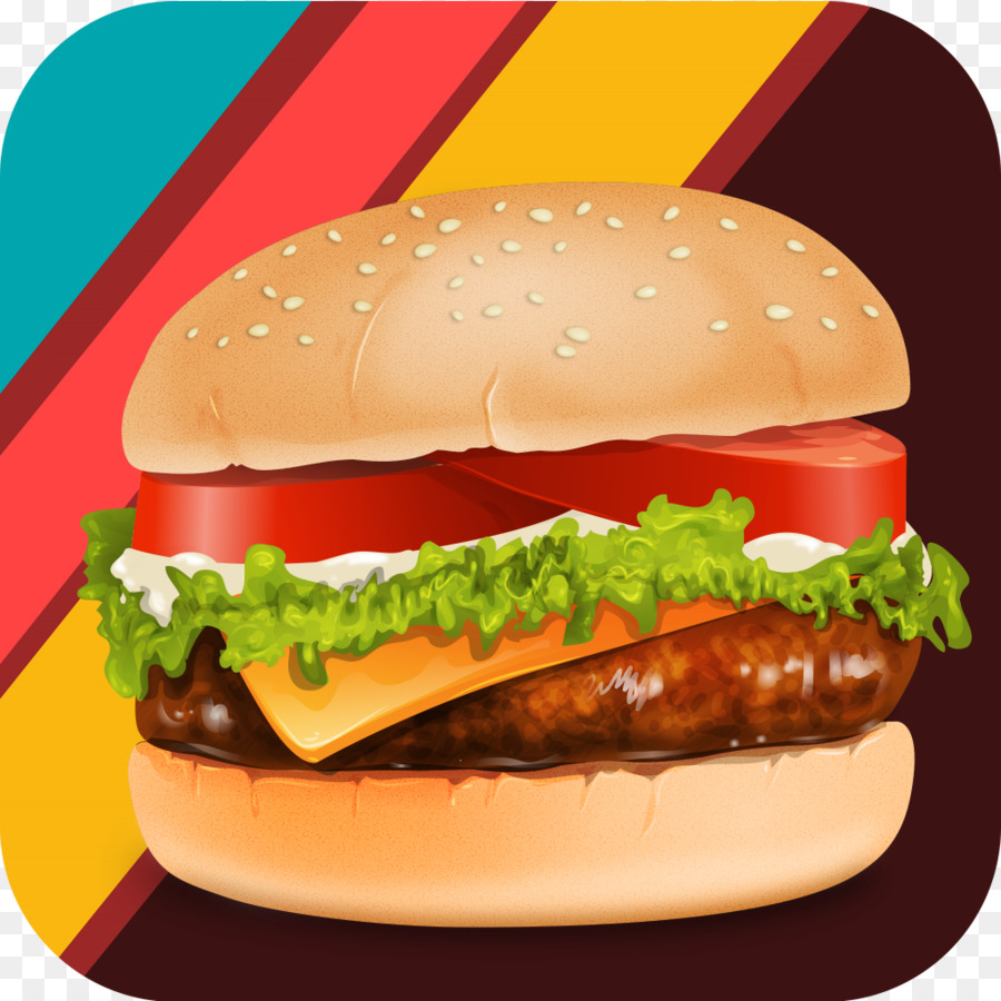 Cheeseburger，Hamburger PNG