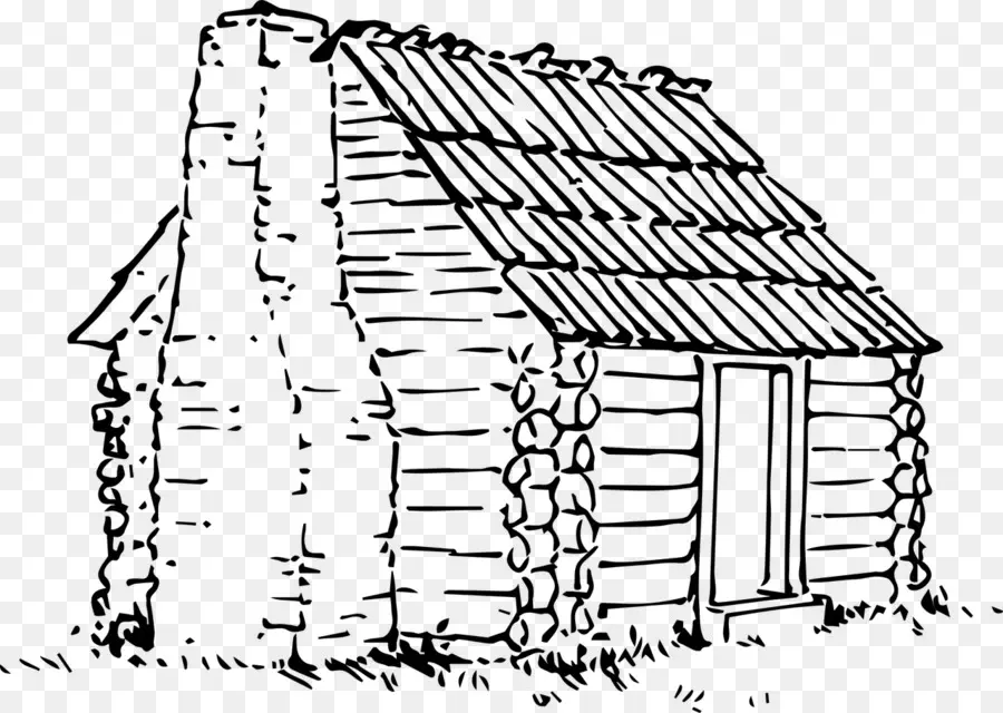 Log Cabin，Desenho PNG