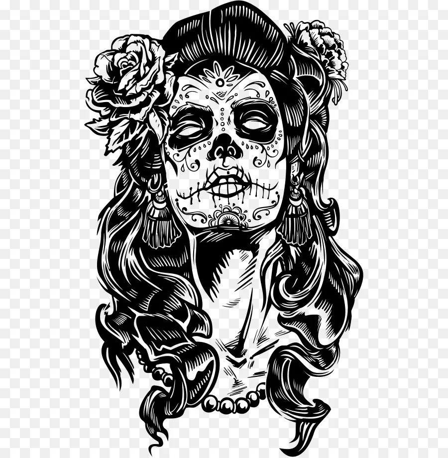 La Calavera Catrina，Calavera PNG