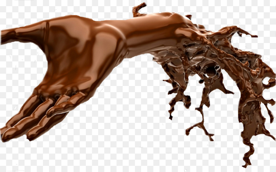 Mão De Chocolate，Respingo PNG