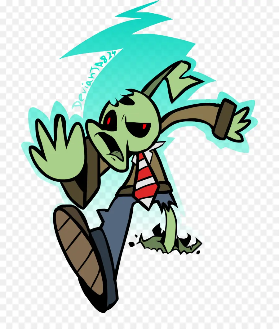 Personagem De Desenho Animado Zumbi，Zumbi PNG