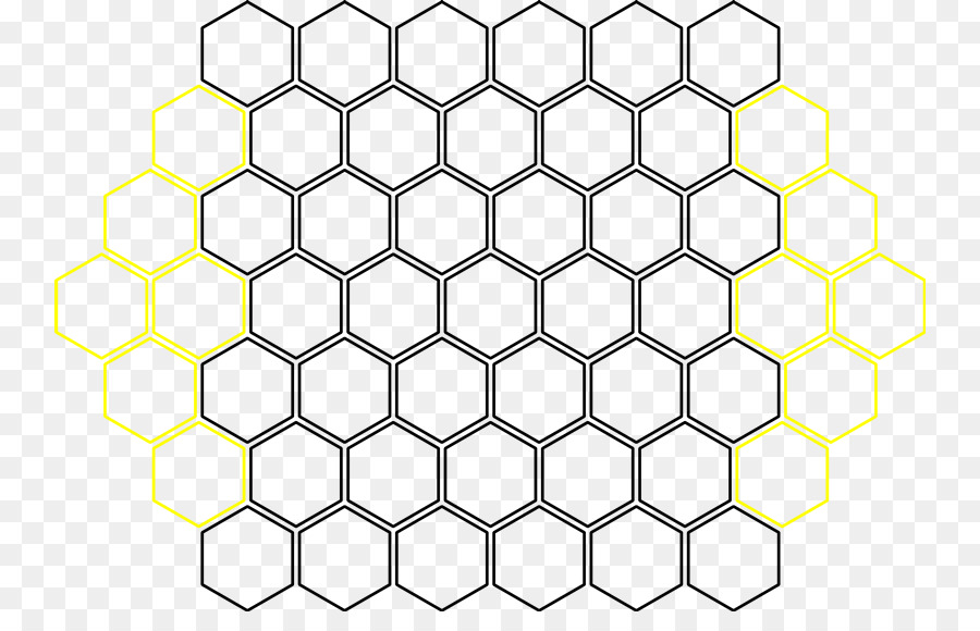 Grade Hexagonal，Favo De Mel PNG