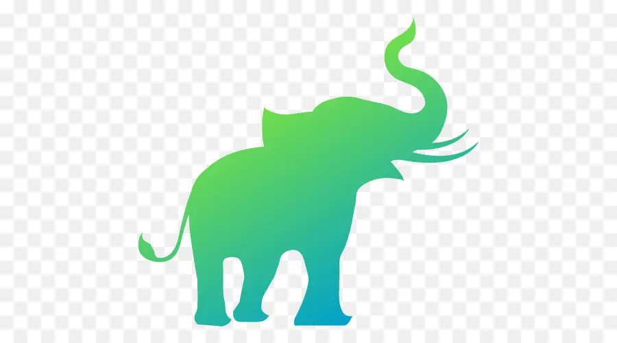 Elefante，Gradiente PNG