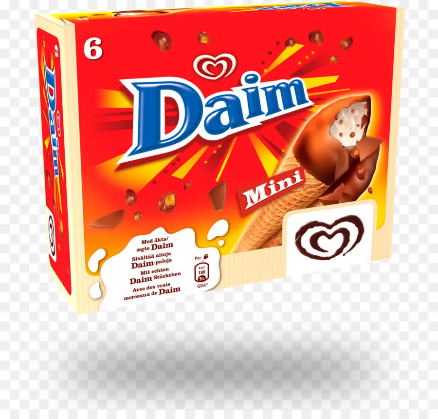 Sorvete Daim，Chocolate PNG