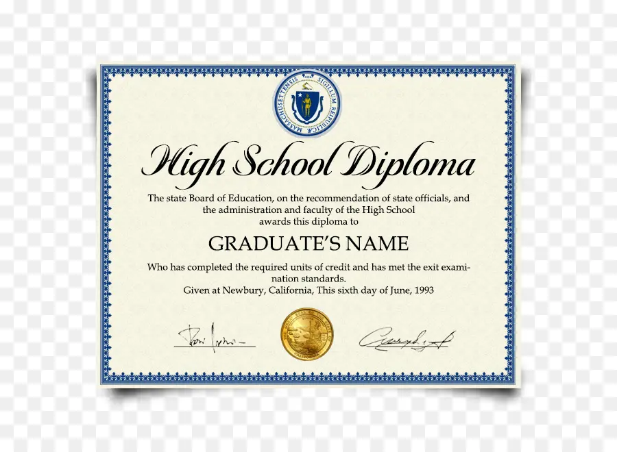 Diploma，Linha PNG