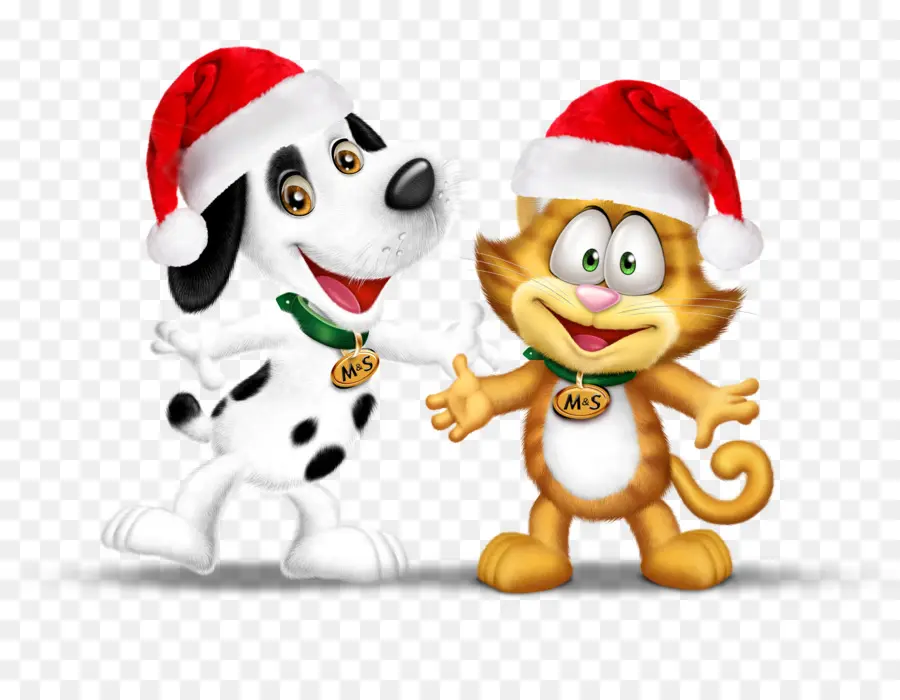 Cão E Gato De Natal，Cachorro PNG