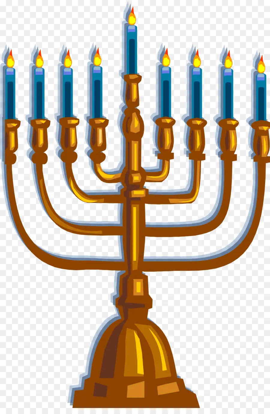 Hanukkah，Menorah PNG