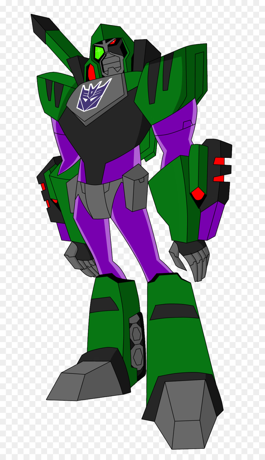 Robô Verde E Roxo，Transformador PNG